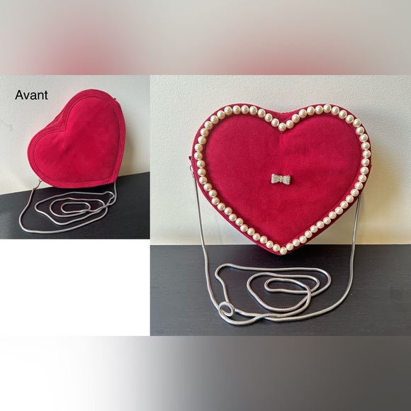Heart-shaped crossbody bag - Picture 2 of 4